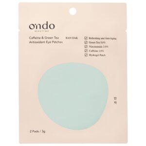 2 PIECES - CAFFEINE & GREEN TEA ANTIOXIDANT EYE PATCHES
